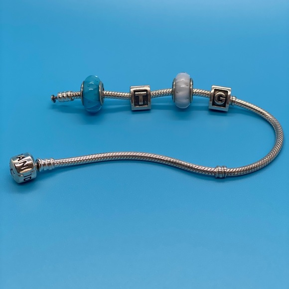 Pandora Jewelry Bracelet Letters T G New Never Used Poshmark